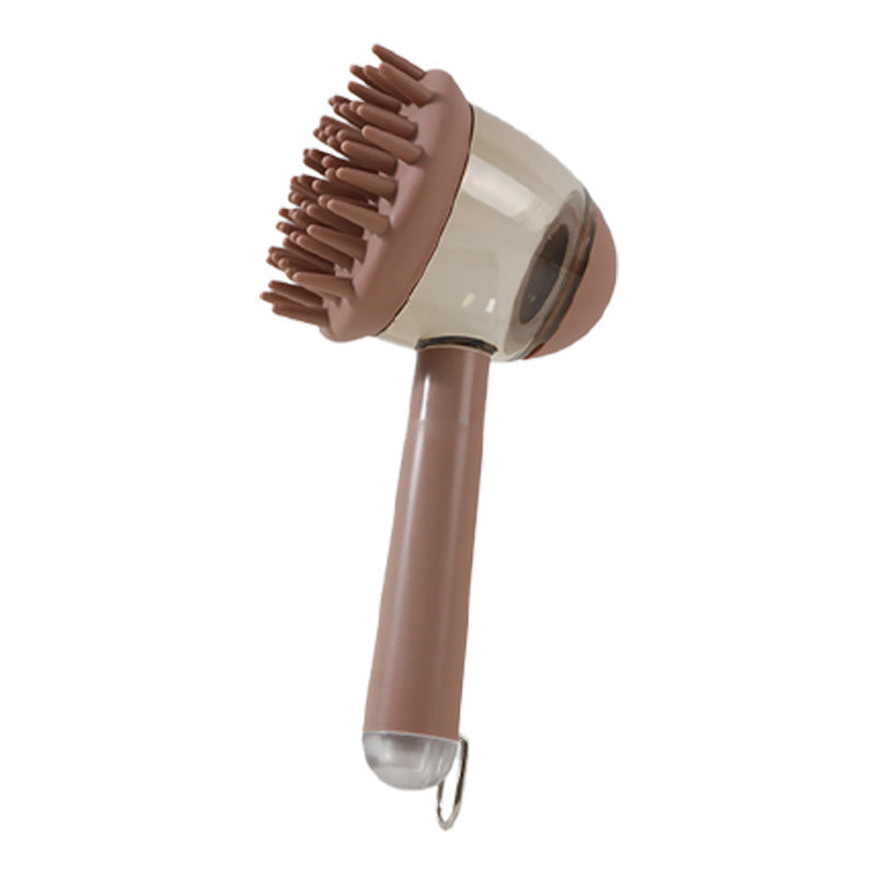 3 In 1 Pets Bath Brush For Dogs And Cats Shower Massage Brush, Hair Removal Comb And Foaming Tool, Anti-frizz Beauty Brush Pet Products
