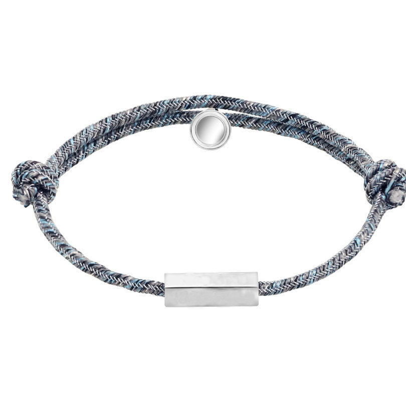 Customized Name Bracelet Pledge of Eternal Love Magnet Attracts Each Other Stainless Steel Couples Bracelet