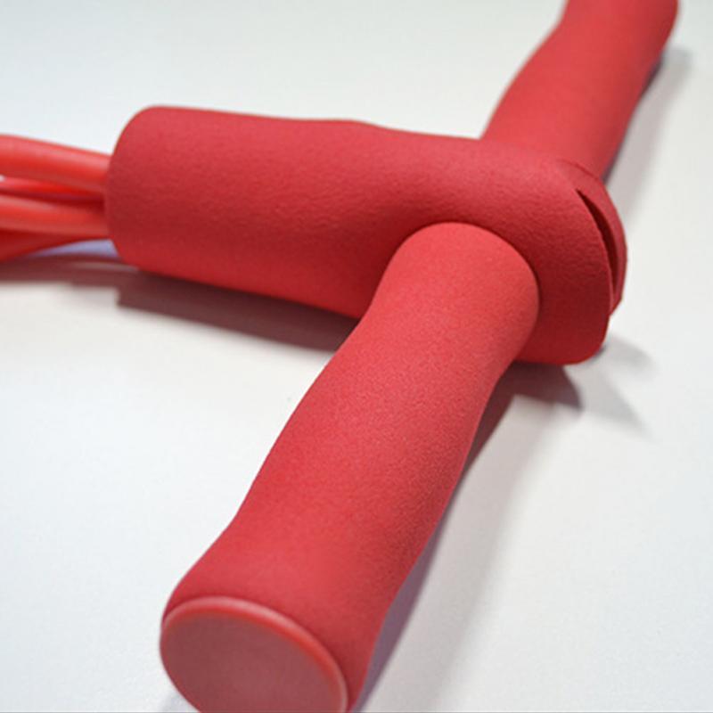 Natural Latex Foot Pedal Elastic Pull Rope with Handle Fitness Equipment Bodybuilding Expander 
