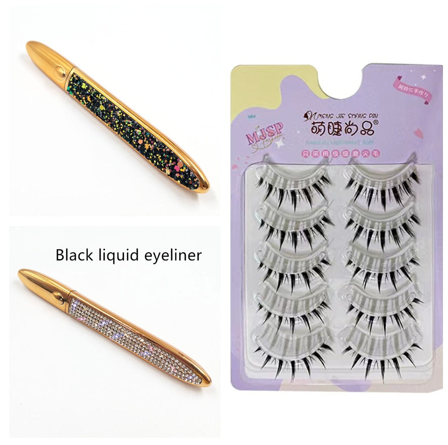 False Eyelashes Self-adhesive Eyeliner Multicolor 
