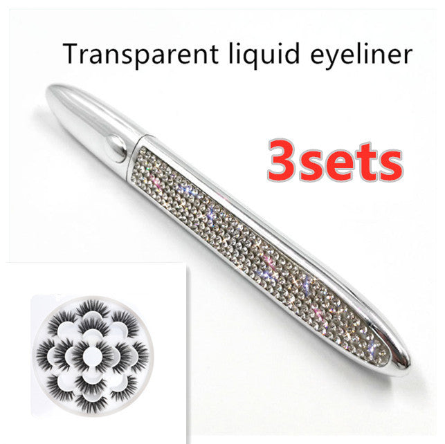 False Eyelashes Self-adhesive Eyeliner Multicolor 
