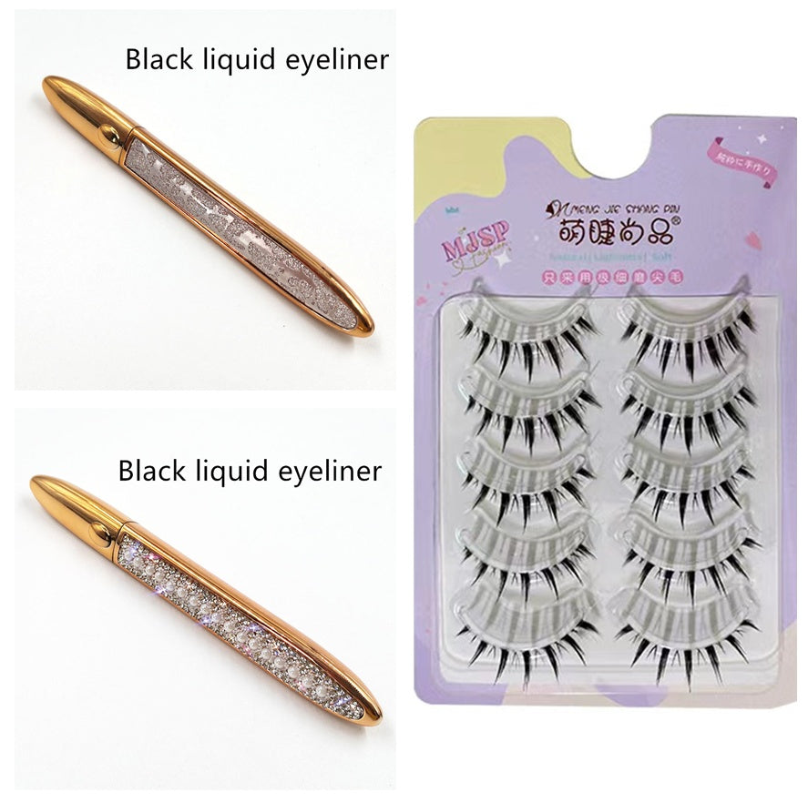 False Eyelashes Self-adhesive Eyeliner Multicolor 