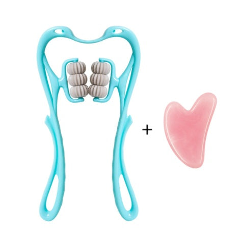 Multifunctional Manual Six-wheel Neck Massager Massage Relief Roller Massage Tool