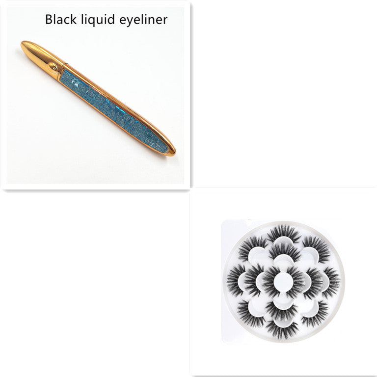 False Eyelashes Self-adhesive Eyeliner Multicolor 