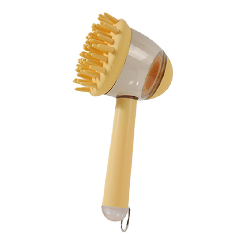 3 In 1 Pets Bath Brush For Dogs And Cats Shower Massage Brush, Hair Removal Comb And Foaming Tool, Anti-frizz Beauty Brush Pet Products