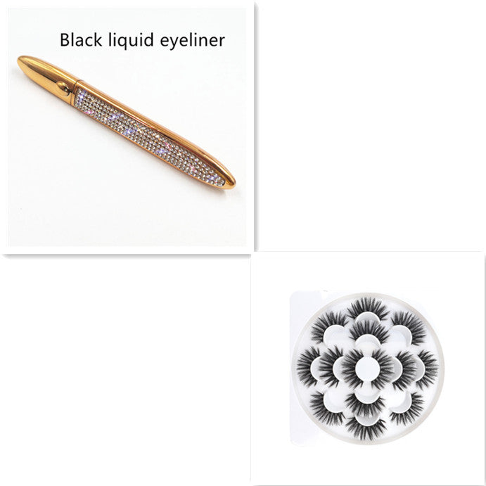 False Eyelashes Self-adhesive Eyeliner Multicolor 