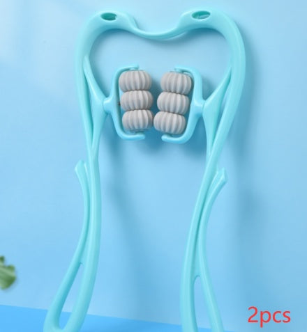Multifunctional Manual Six-wheel Neck Massager Massage Relief Roller Massage Tool