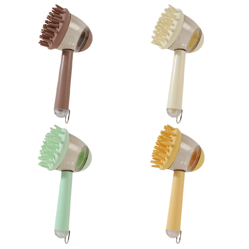 3 In 1 Pets Bath Brush For Dogs And Cats Shower Massage Brush, Hair Removal Comb And Foaming Tool, Anti-frizz Beauty Brush Pet Products